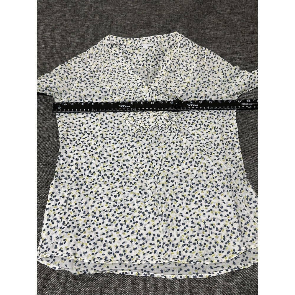 Gap Women's S Pull Over Split V Neck Blouse - Picture 3 of 11